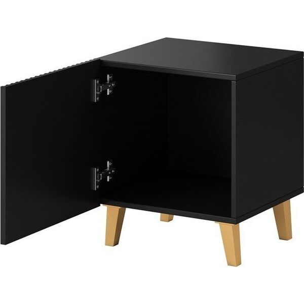 Cama Meble Szafka nocna PAFOS 2szt. 45x40xH.51 czarny mat