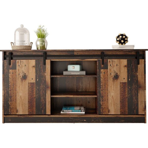 Cama Meble Komoda 160x80x35 GRANERO old wood