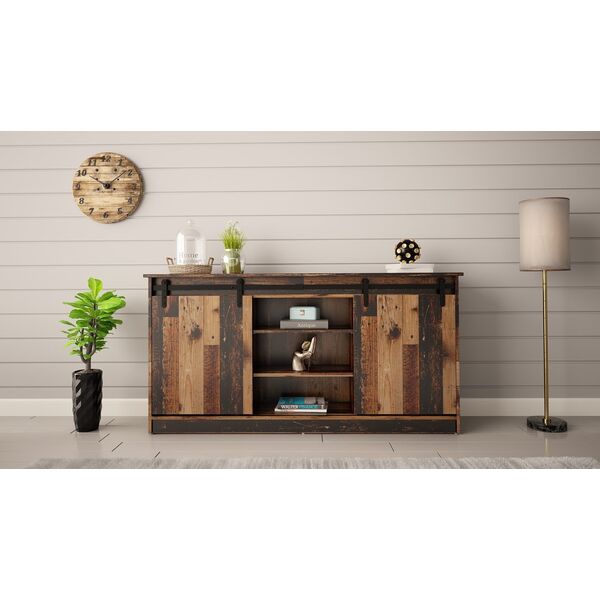 Cama Meble Komoda 160x80x35 GRANERO old wood