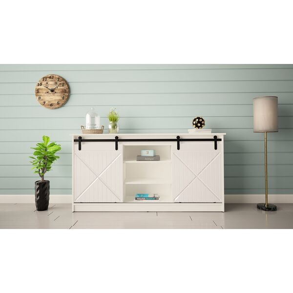 Cama Meble Komoda 160x80x35 GRANERO biały/biały połysk