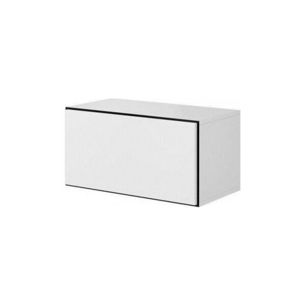 Cama Meble Regał ROCO RO3 75/37/39 biały/ czarny/ biały