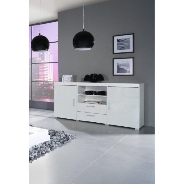 Cama Meble Komoda SAMBA (Unit 5) biały/biały połysk