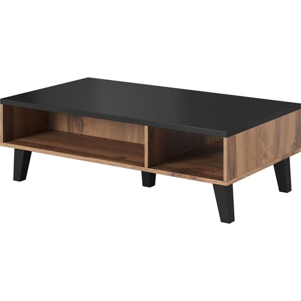 Cama Meble Ława LOTTA 110 wotan + czarny mat
