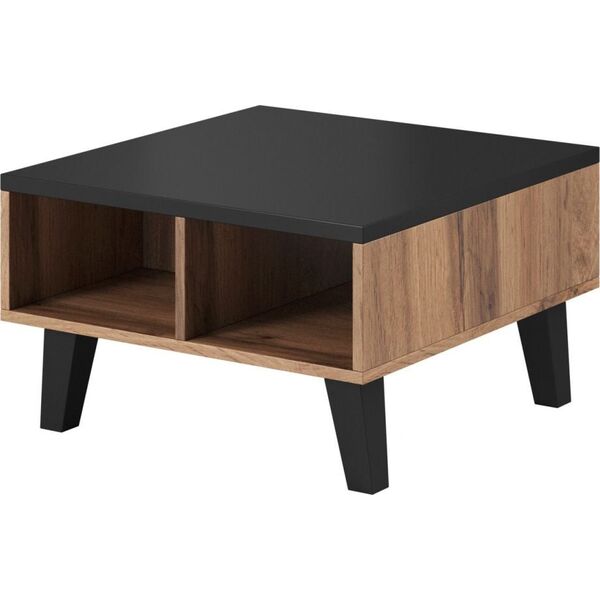 Cama Meble Ława LOTTA 60 wotan + czarny mat