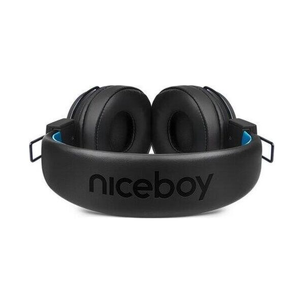 Słuchawki Niceboy Słuchawki bezprzewodowe nauszne Hive Joy 3 Niceboy Czarno-niebieski