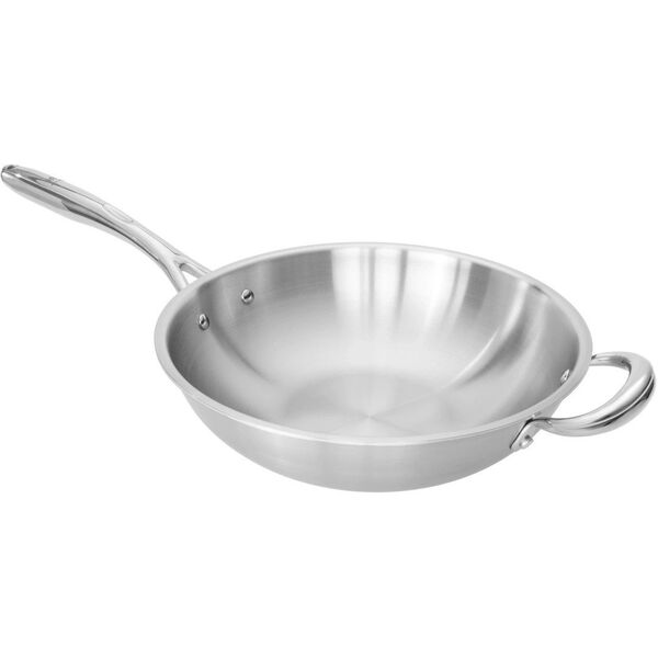 Shiori  Stainless Steel 304 patelnia WOK 28cm x 8,20 cm indukcja