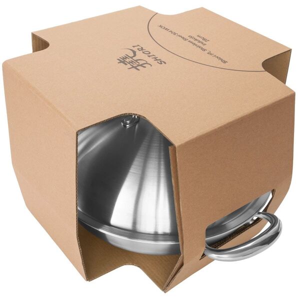 Shiori  Stainless Steel 304 patelnia WOK 28cm x 8,20 cm indukcja