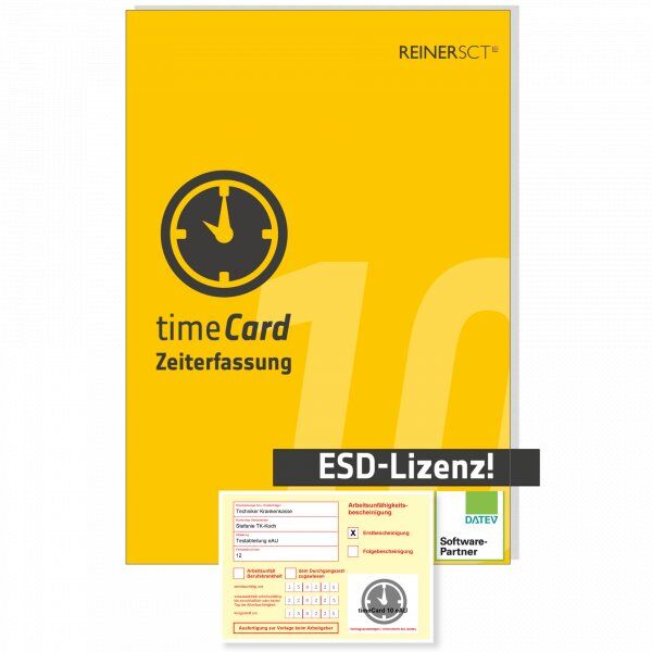 Άδεια χρήσης REINERSCT timeCard 10 AU για 50 εργαζόμενους