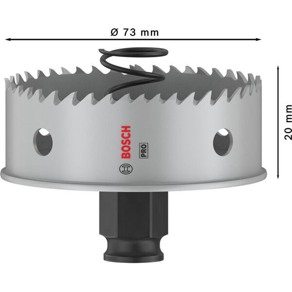 Πριονωτή κορώνα BOSCH SM B 73mm