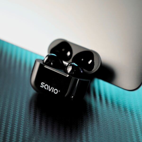 Ακουστικά με μικρόφωνο Savio TWS-02 PRO ασύρματα Bluetooth