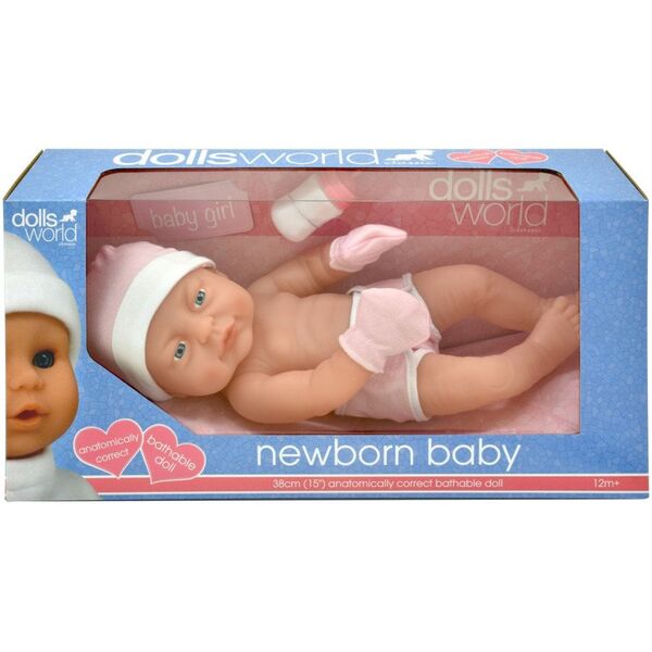 DOLLSWORLD babydoll, girl, 38 cm