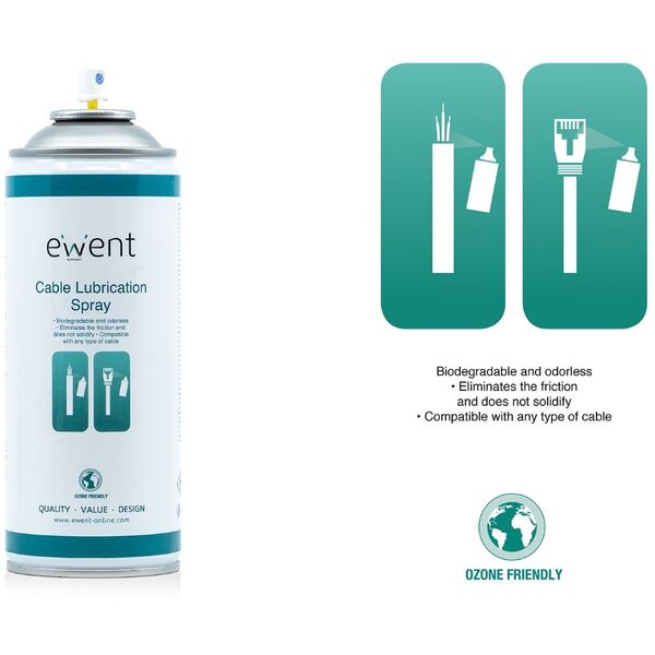 Eminent EW5618 - Πλαστικό - 400 ml - Σπρέι αεροζόλ - Λευκό