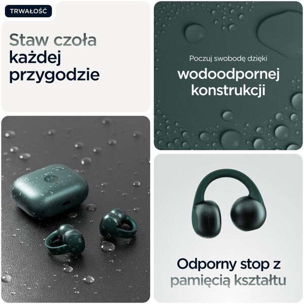 Motorola Moto Buds Loop, πράσινο