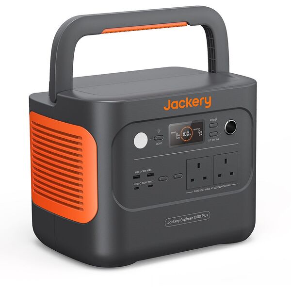 Φορητός σταθμός ενέργειας Jackery JE-1000C Λιθίου-σιδήρου-φωσφορικού (LiFePO4) 30400 mAh 2000 W 14,5 kg