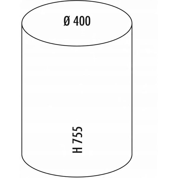 Κάδος απορριμμάτων ασημί 50l Pushboy Wesco