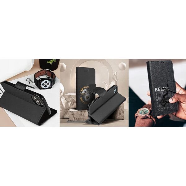 Kabura FANCY Book do SAMSUNG A14 4G / A14 5G czarny
