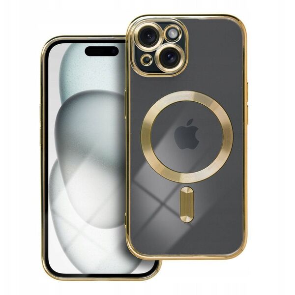 Futerał ELECTRO MAG COVER kompatybilny z MagSafe do IPHONE 15 Plus złoty