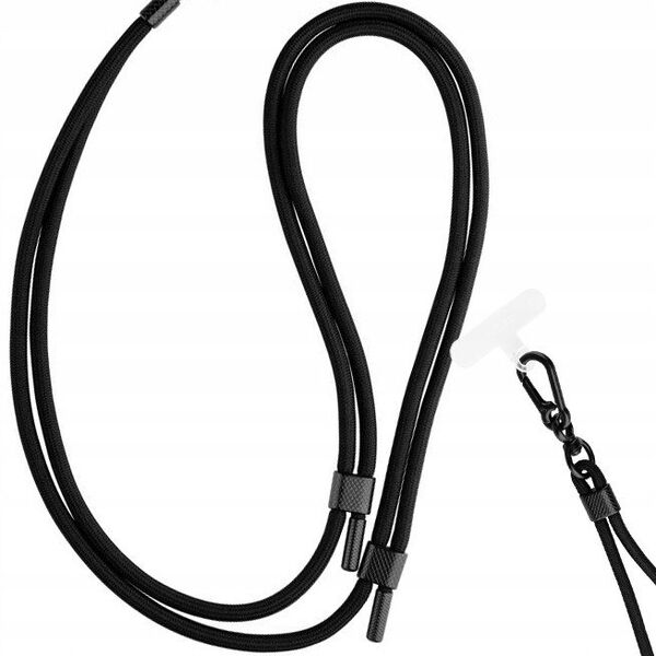 FIXED Universal Lanyard for Mobile Phones - uniwersalna smycz do telefonu czarna - Gwarancja bezpieczeństwa. Proste raty. Bezpłatna wysyłka od 170 zł.
