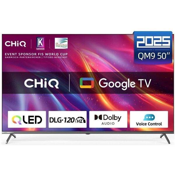CHiQ U50QM9G Τηλεόραση 50", UHD QLED Google TV