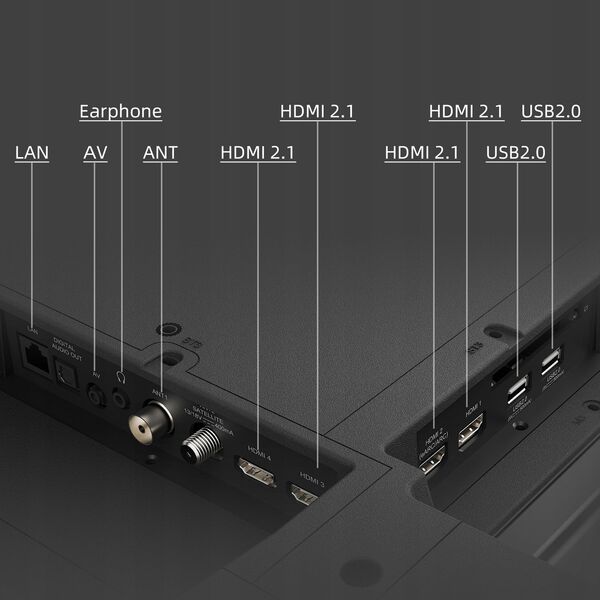 CHiQ U50QM9G Τηλεόραση 50", UHD QLED Google TV