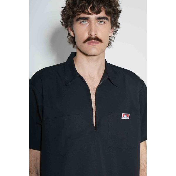 Koszula Ben Davis Solid 12 ZIP Black