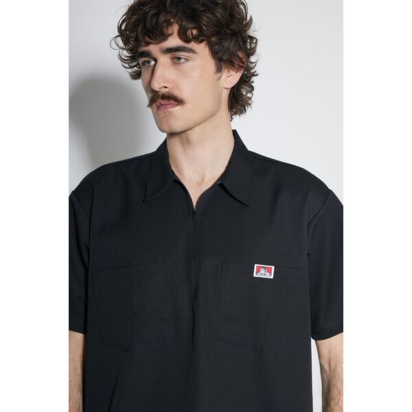 Koszula Ben Davis Solid 12 ZIP Black