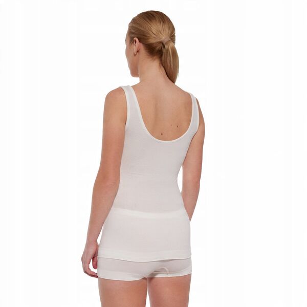 TA1059W Koszulka damska bez rękawów COMFORT MERINO kremowy S