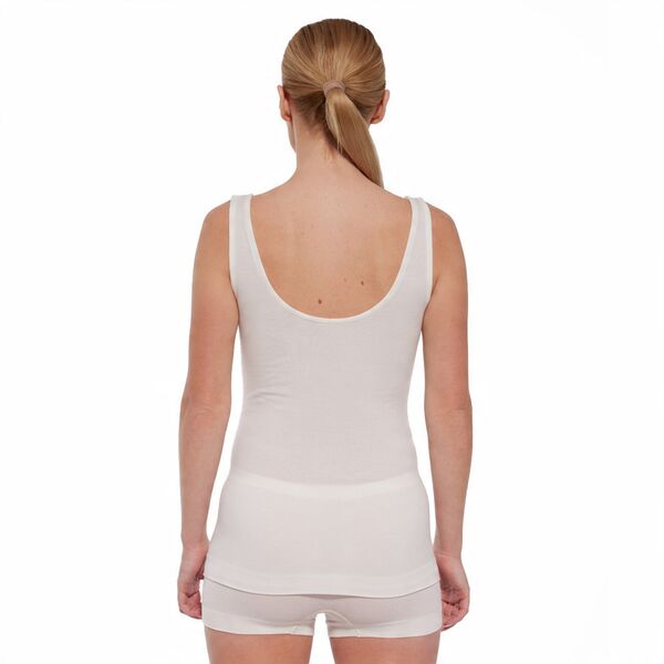 TA1059W Koszulka damska bez rękawów COMFORT MERINO kremowy S