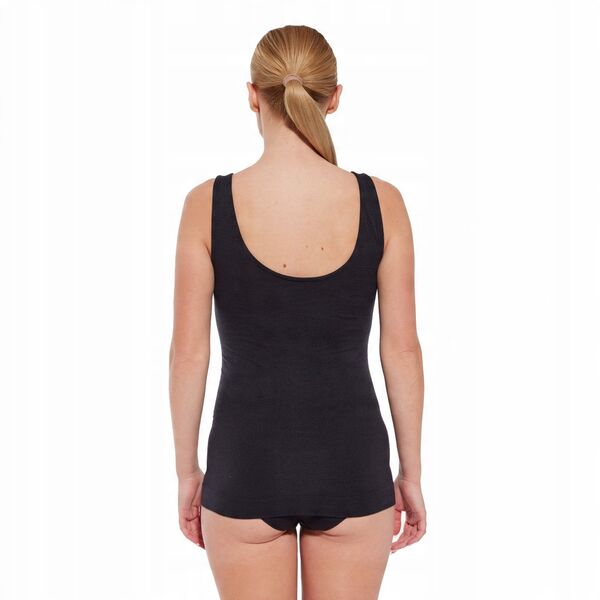 TA1059W Koszulka damska bez rękawów COMFORT MERINO czarny XL