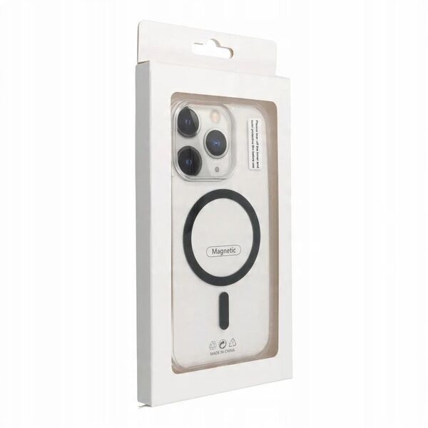 Drop Glue Colorful Ring Mag Cover kompatybilny z MagSafe pasuje do IPHONE 13 PRO czarny