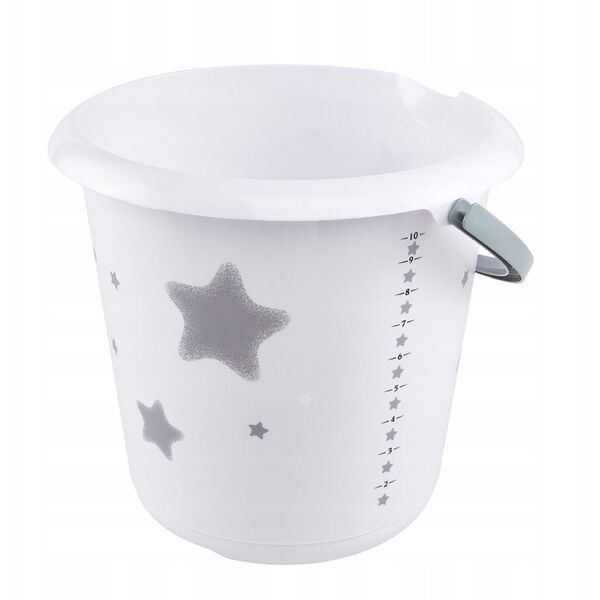 Ισπανικό διακοσμητικό 10L Ilvie "Stars" O30x28cm λευκό 4052396062366