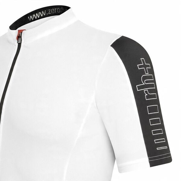 Koszulka rowerowa zeroRH+ Energy FZ white-black - M