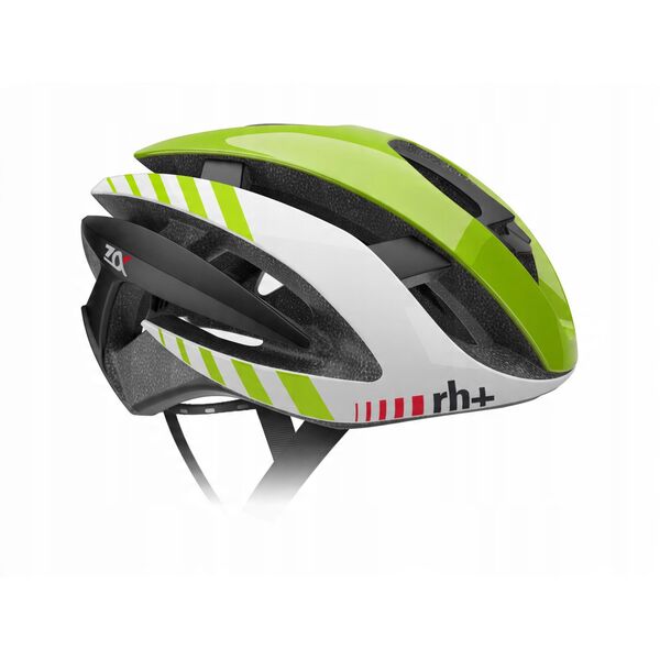 Kask rowerowy zeroRH+ Z Alpha SHINY GREEN/SHINY WHITE XS/M