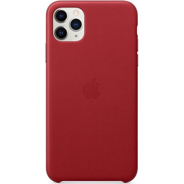 Apple iPhone 11 Pro Max Leather Case (PRODUCT) RED