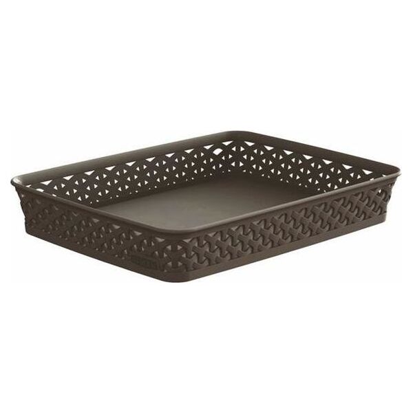 Curver Organizer do biura/łazienki/kuchni A4 taca koszyk pudełko CURVER rattan
