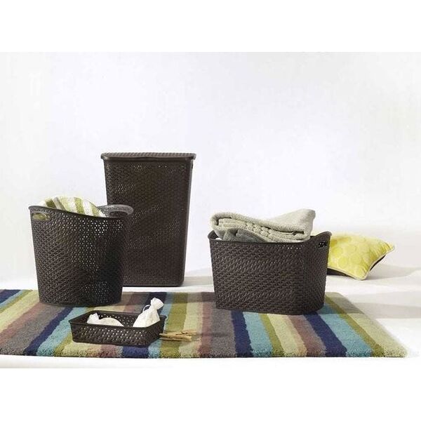 Curver Organizer do biura/łazienki/kuchni A4 taca koszyk pudełko CURVER rattan