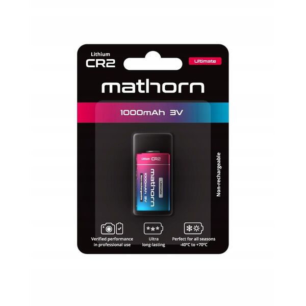 Μπαταρία λιθίου Mathorn Ultimate CR2 1000mAh Lithium
