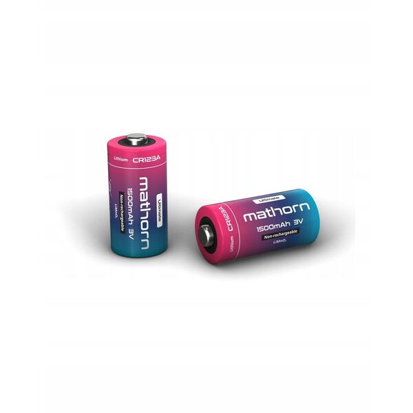 Μπαταρία λιθίου Mathorn Ultimate CR123A 1500mAh Lithium