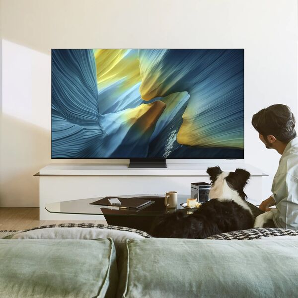 SAMSUNG S95F 77'' 4K UHD OLED μαύρη - Τηλεόραση