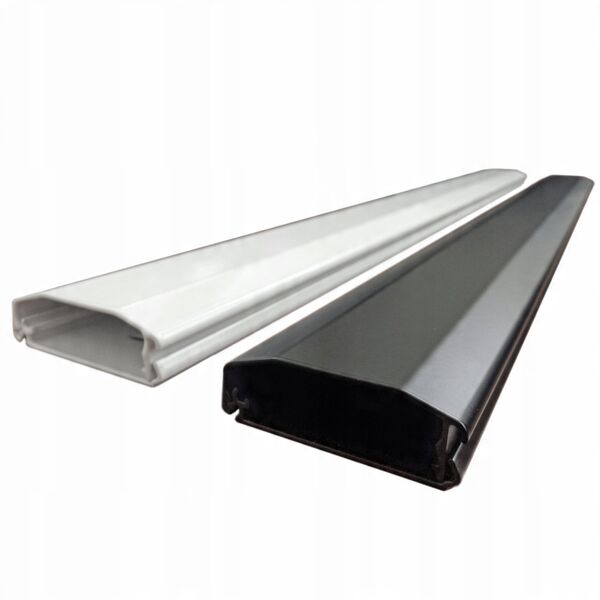Μάσκα110-B - aluminiowa maskownica kabli z systemem click-lock dł. 110 cm