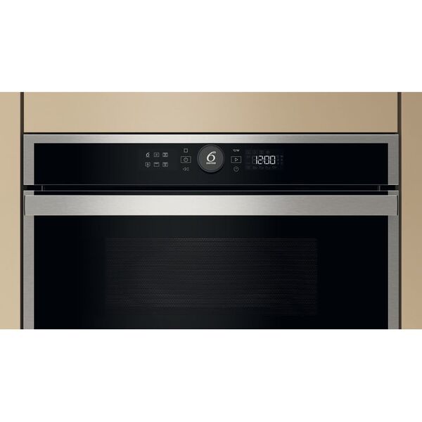 Whirlpool 31 L 1000 W από ανοξείδωτο χάλυβα - Εντοιχιζόμενος φούρνος μικροκυμάτων με γκριλ