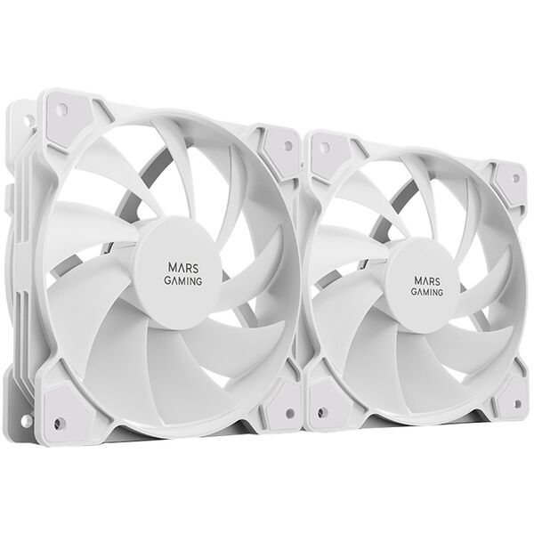 Ανεμιστήρας Κουτιού Υπολογιστή Mars Gaming MFPROX2W 2x 120mm