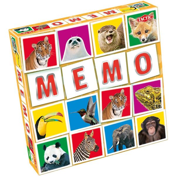 Tactic Wildlife Memo, Card Game, Matching, 3 yr(s)