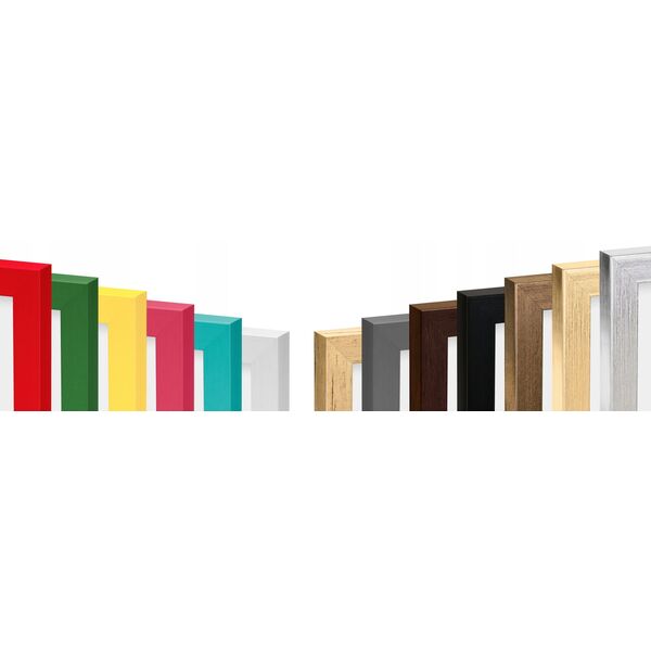 Frame KNOR Izabela 50x70 gold|plastic|15mm|plexi