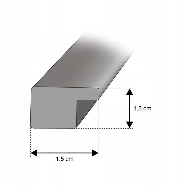 Frame KNOR Izabela 50x70 gold|plastic|15mm|plexi