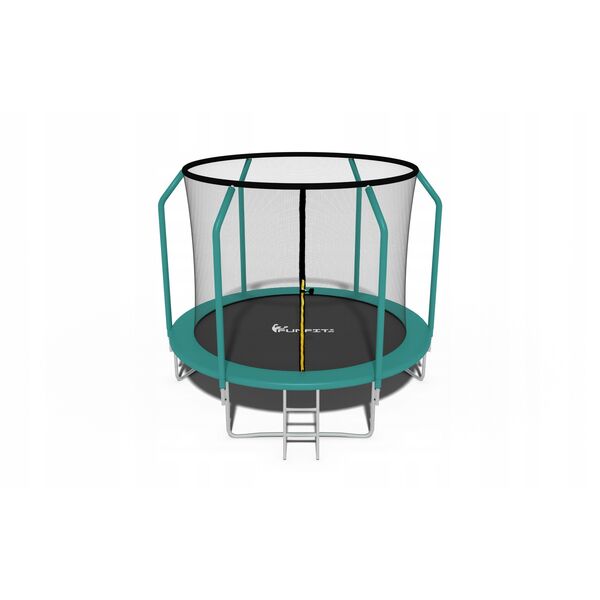 Trampolina ogrodowa dla dzieci 312cm z siatką zewnętrzną i drabinką