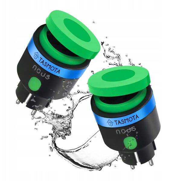 NOUS A6T Εξωτερική Πρίζα Tasmota 1er 3840W/16A/Μέτρηση/WLAN/Εξωτερικός Χώρος