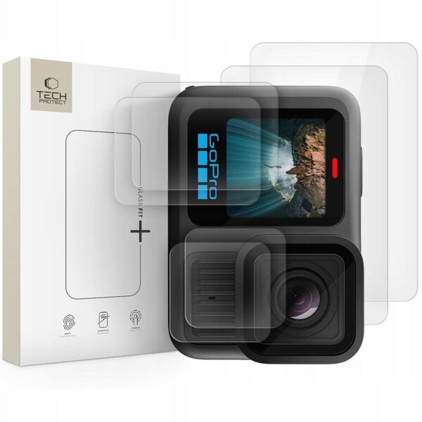TEMPERED GLASS TECH-PROTECT GLASS FIT+ 2-SET GOPRO HERO 13 CLEAR