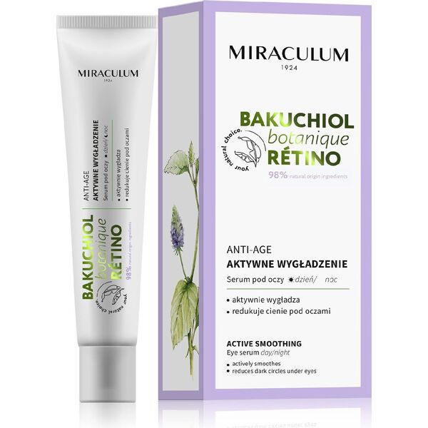 Miraculum  Bakuchiol Botanique Retino Serum pod oczy - aktywne wygładzenie 20ml