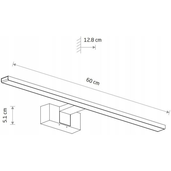 Nowodvorski Cezanne 10684 απλίκα φωτιστικό τοίχου IP44 1x12W LED 4000K λευκό